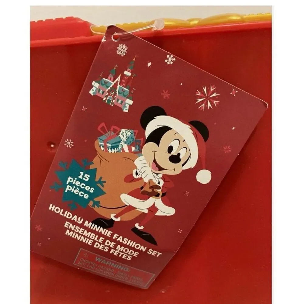 Holiday Minnie‎ Mouse Christmas 15 Pieces Fashion Set NWT